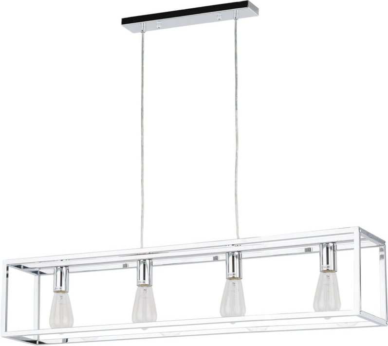 Sigalo Industrielle Retro-Deckenleuchte mit 4 Balken, E27 - Italux