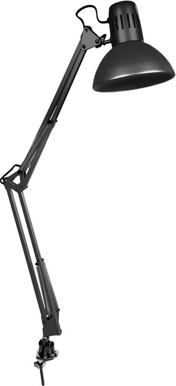 Thumbnail - Architekten-Flexo, schwarz, Modell Melbourne, mit Befestigungsklemme, E27, 60W EDM 30081