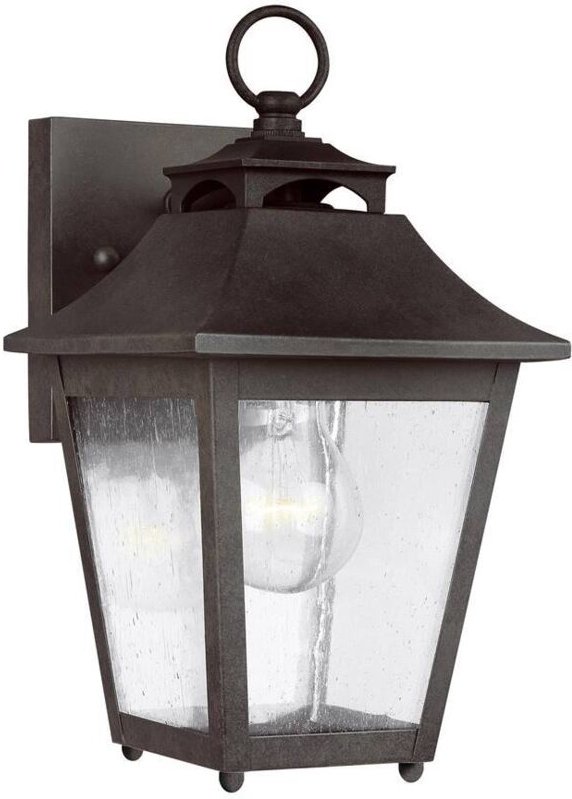 Elstead Feiss Galena Außenwandlaterne Sable, IP44