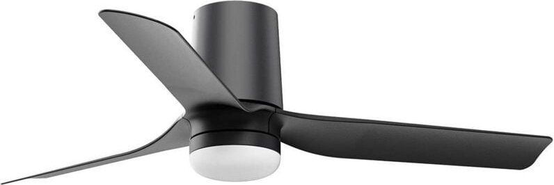 Mini punt tub s Ventilator mit Beleuchtung schwarz