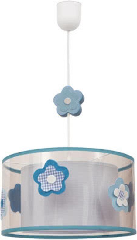 Kinder-Deckenleuchte Flower Hellblau. 1xE27. (Dimmbarx30cm).