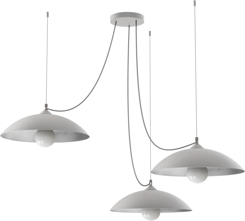 Dream sospensione bianco/foglia 3 luci