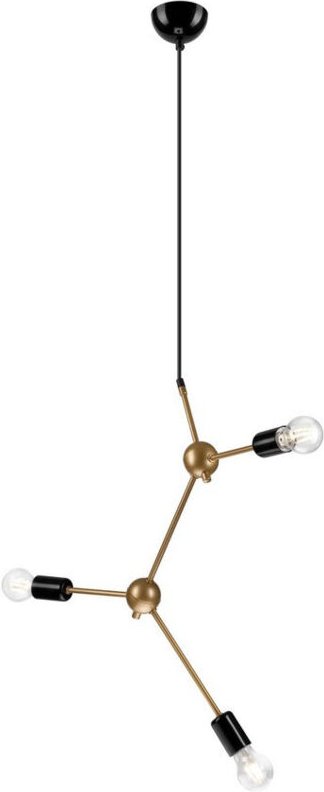 Lamkur Lighting - Lamkur Alessia Mehrarm-Pendel-Deckenleuchte Gold, 3x E27