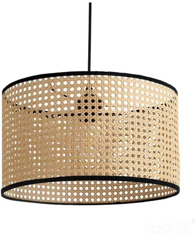 Boho Rattan Hängelampe - 1xE27