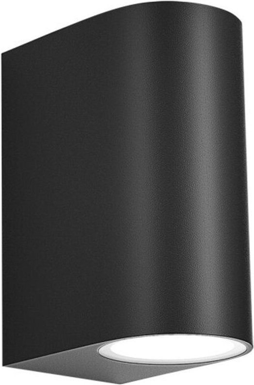 Gazelle Außenwandleuchte 2xgu10 schwarz ip44 14,7x7x9 cm