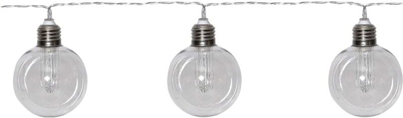 Thumbnail - Star Trading Solarlichterkette Chania, 8 Kugeln, Transparent, led, Dämmerungssensor, Warmweiß, Außenbereich, 2,45 Meter