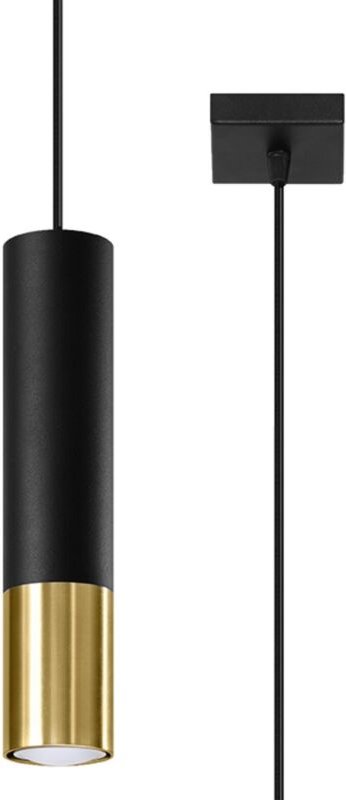 Hängelampe Salixa 1 GU10 Schwarz Lumilo 09.279.52