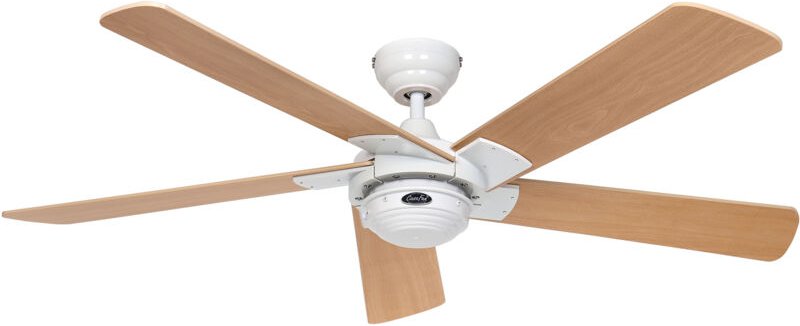 Deckenventilator Rotary Weiß / Buche ohne Steuerung