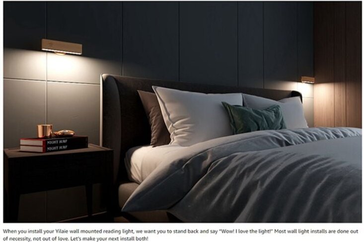 Wiederaufladbare Wandleuchten, Temperaturdimmbare batteriebetriebene Wandleuchte, drehbare kabellose Lampe, Wand