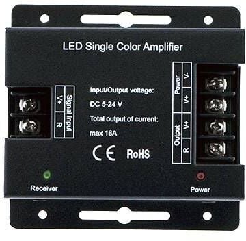 Einfarbiger PWM-Signalwiederholer/Verstärker 5-24V 16A