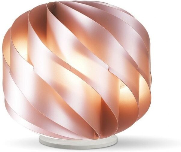 Lap Rosa Metalltischlampe aus Kunststoff Cm. 15 x 15 Std