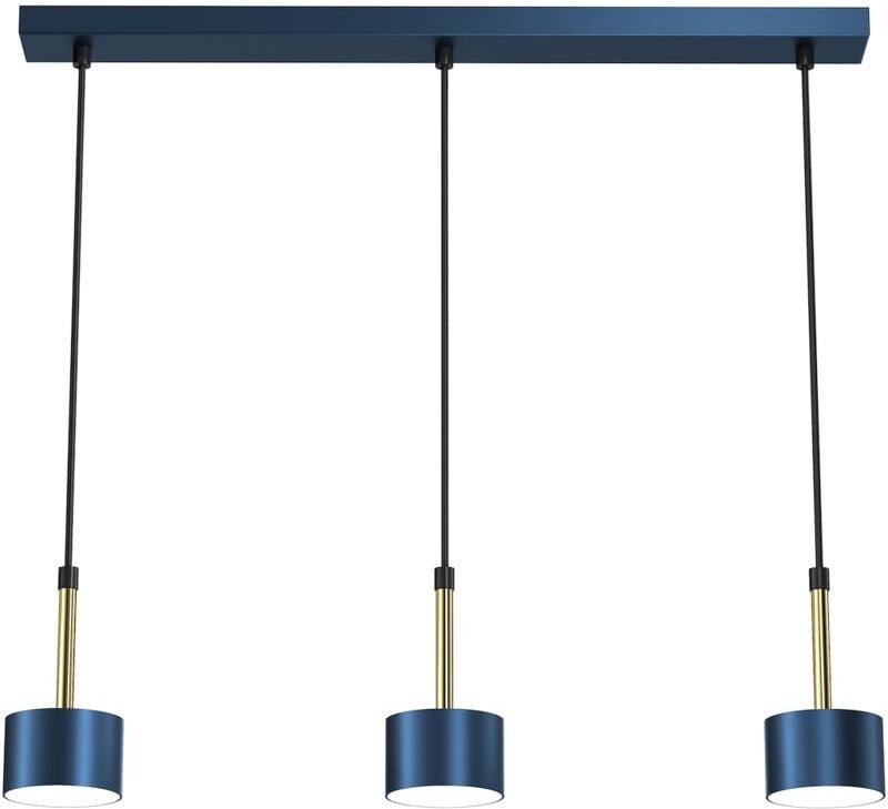 Milagro ARENA MLP7773 blau/gold Kronleuchter Pendelleuchte