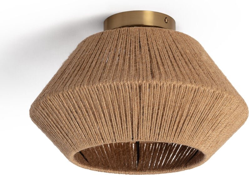 Efectoled - Deckenleuchte Naturfasern Moksha Natürlich