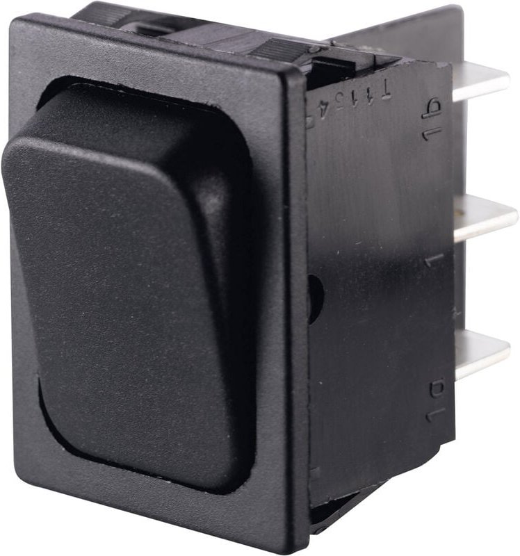 Marquardt 1834.3402 Wippschalter 01834.3402-00 250 V/AC 6 A 2 x Ein/(Ein) IP40 tastend 1 St.