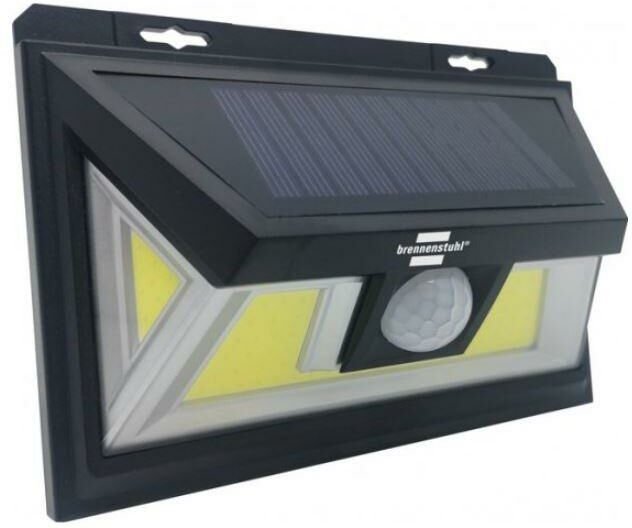 Lampe mit solarpanel Brennenstuhl 1171830-bewegungsmelder pir-schwarz