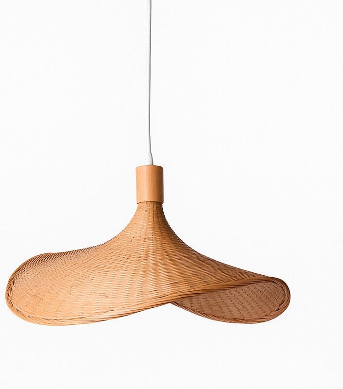 Barcelona Led - Pendelleuchte 'Bellas' aus Korbgeflecht
