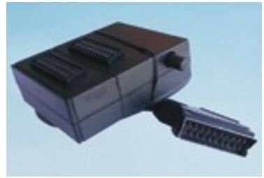 Kabel EURO-Stecker auf 2 EURO-Buchsen mit Schalter