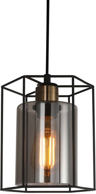 Italux Kalula Industrielle, Retro 1-flammige Laternen-Pendel-Deckenleuchte, E27