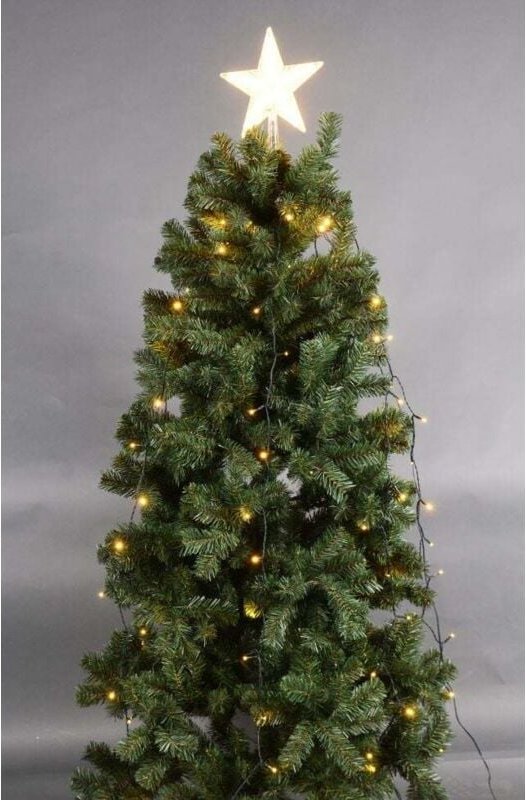 TrendLine Lichterkette mit Spitze 140 LED Innen Außen Baummantel Mantel