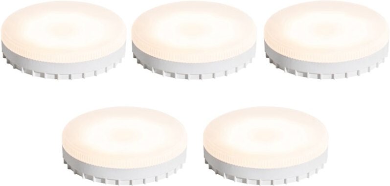 5er-Set dimmbare GX53 LED-Lampen 7W 750 lm 3000K
