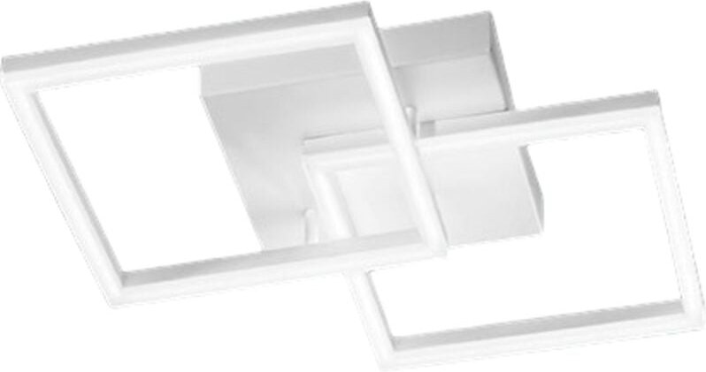 Fabas Luce Lighting - bard moderne LED-Deckenleuchte 39W Weiß 3394-22-102 Fabas Luce