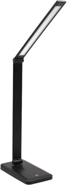 Flexo Decada Schwarz 7w 525lm 6000k Reg. In 3 Intensitäten Tactil faltbar schwenkbar 180º 60x11x19cm - Fabrilamp