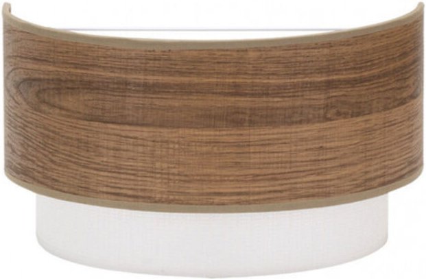 Tragen Sie Myriam 1xe27 Dunkles Holz 17x30x16 cm auf