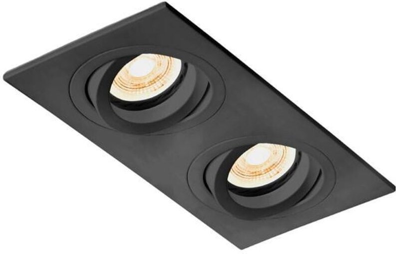 Radón Deckeneinbauleuchte schwarz von faro 43407