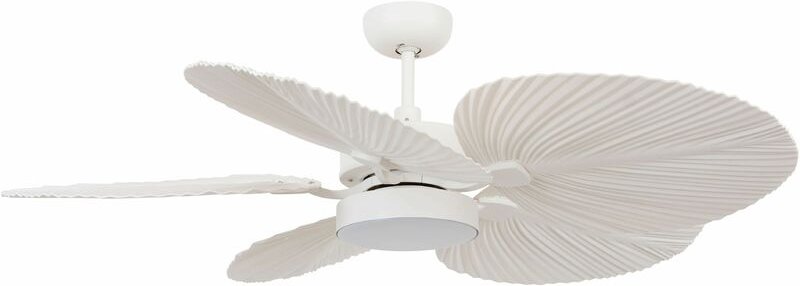 DC Deckenventilator Bali Weiß mit LED & Fernbedienung