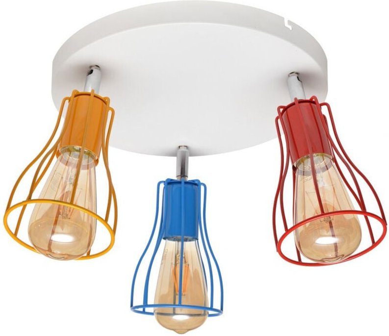 Tube Strahler Cluster Weiß, Orange, Rot, Blau 40cm - Helam