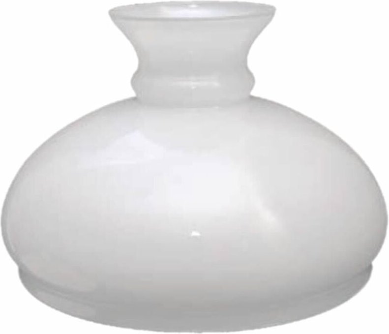 GAUDI Quinqué Glas Lampenschirm opal glänzend 16x21cm Öffnung 18cm