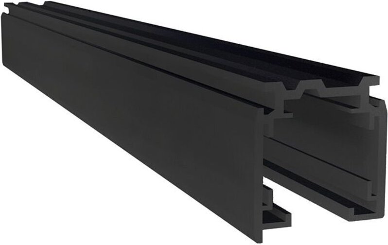 Schwarze Dreiphasenschiene 1m Velum