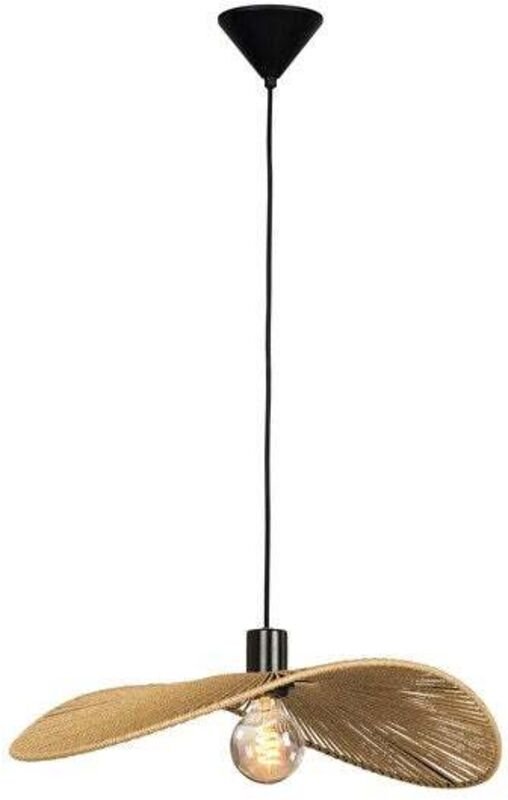 EGLO Siruela E27 Naturseil-Pendelleuchte L.56 x 40 cm Eglo