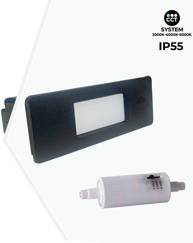 Fumagalli - LED-Wandeinbauleuchte "Nina 150" 3,5W - IP55 - R7S -