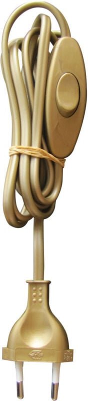 TIBELEC Kabel und Schalter, Kunststoff, Gold 460 W TIBELEC
