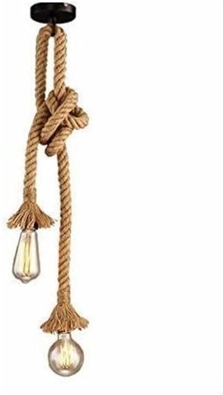 Doppelkopf-Kronleuchter mit E272-Fassung, Vintage-Stil, kreativer Industrie-Kronleuchter, DIY-verstellbare Lampe für Woh...