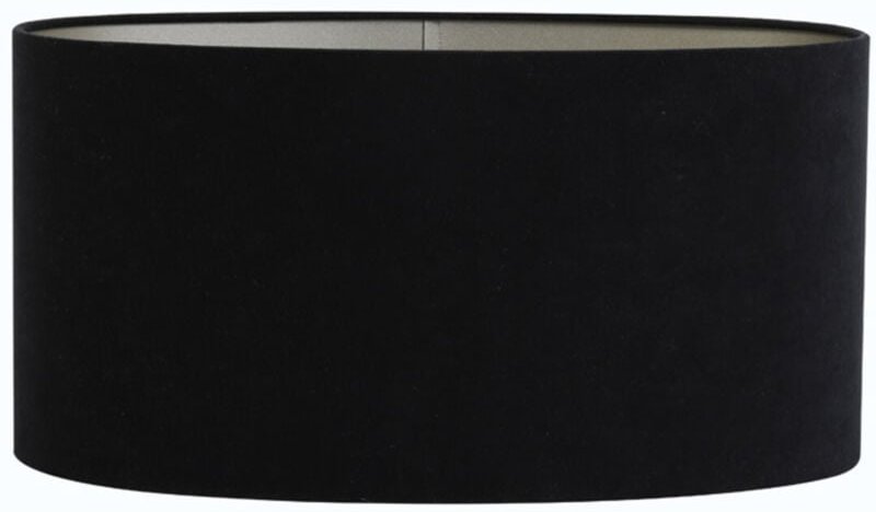 Lampenschirm - Velours - schwarz - textil - E27 - Light&living