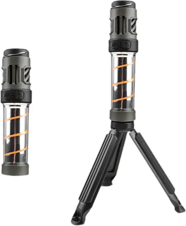 Campinglaterne, Taschenlampe, Zeltmagnet, USB-wiederaufladbar, magnetische Stimmungsleuchte