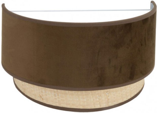 Tragen Sie Reyes 1xe27 Natur/Braun 17x30x16 cm auf