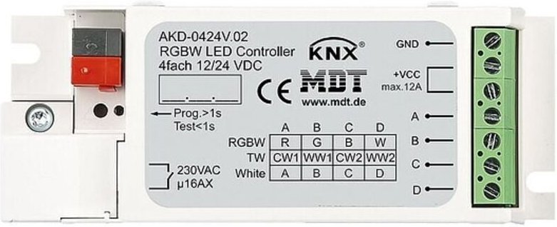 Unterputz-LED Controller 4-Kanal 3/6 A, RGBW