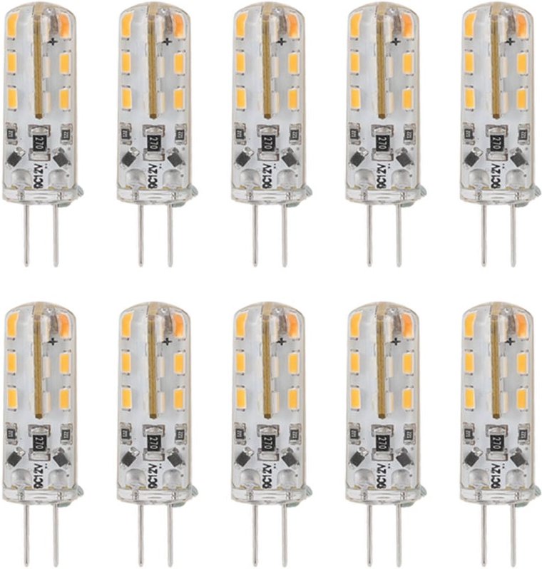 Leuchtmittel led, G4 led Leuchtmittel Silikon für Rasenleuchten für Kabinenbeleuchtung - Ej.life