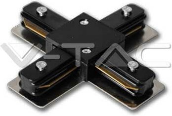 Stromschienen 2 - X - Verbinder Schwarz