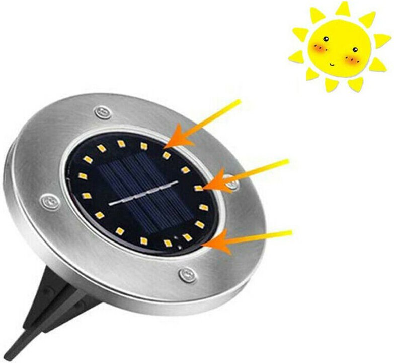 16ledsmdsolarstrahlerbegehbaroutdoorgartenstufenleuchtete-B0423