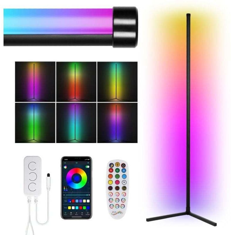 7W LED Stehleuchte Eckleuchte Ecklampe RGB Stehleuchte Farbwechsel Stehleuchte