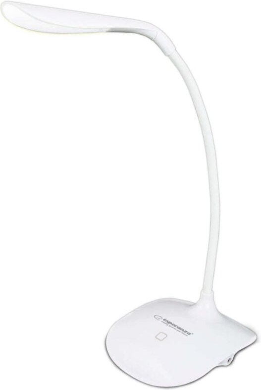 Esperanza schreibtischlampe led acrux wei