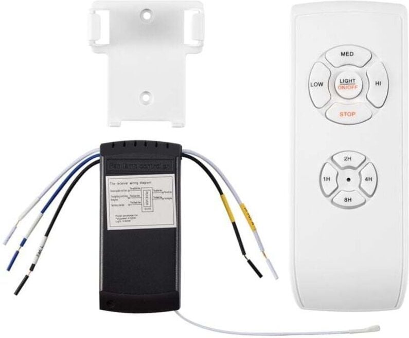 Fernbedienungsset für Deckenventilatoren, universell für kleine Deckenventilatoren, ohne Geschwindigkeitsregelung, Licht...
