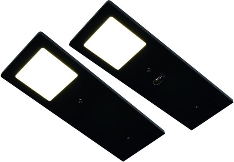 Hera - led Unterbauleuchte Küche 2x3 w, Küchenleuchte Eco-Pad, neutralweiß