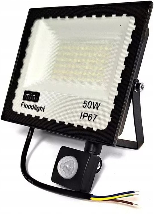 LED-Außenleuchte mit Bewegungsmelder 50W DUSK IP65