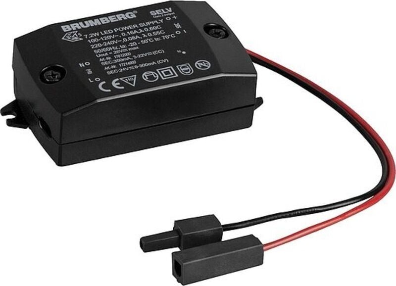 Brumberg LED-Konverter 350 mA 3 - 7,2W, nicht dimmbar - 68 x 35 x 21 mm