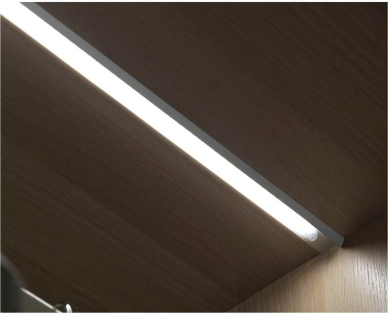 Thumbnail - Einbauleuchte Miska Sensor 7,8W 760mm neutralweiß led mit Bewegungsmelder, flach, alu - L&s